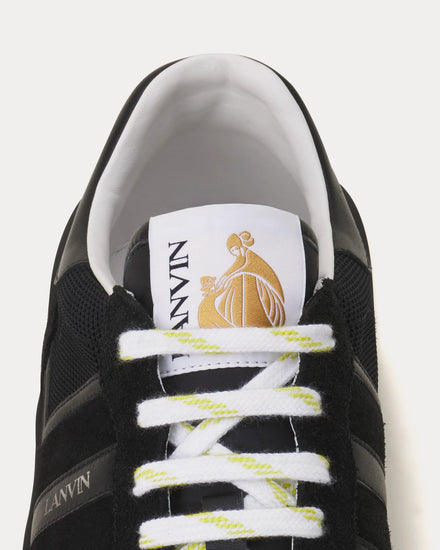 Lanvin Clay Mesh Black Low Top Sneakers - 5