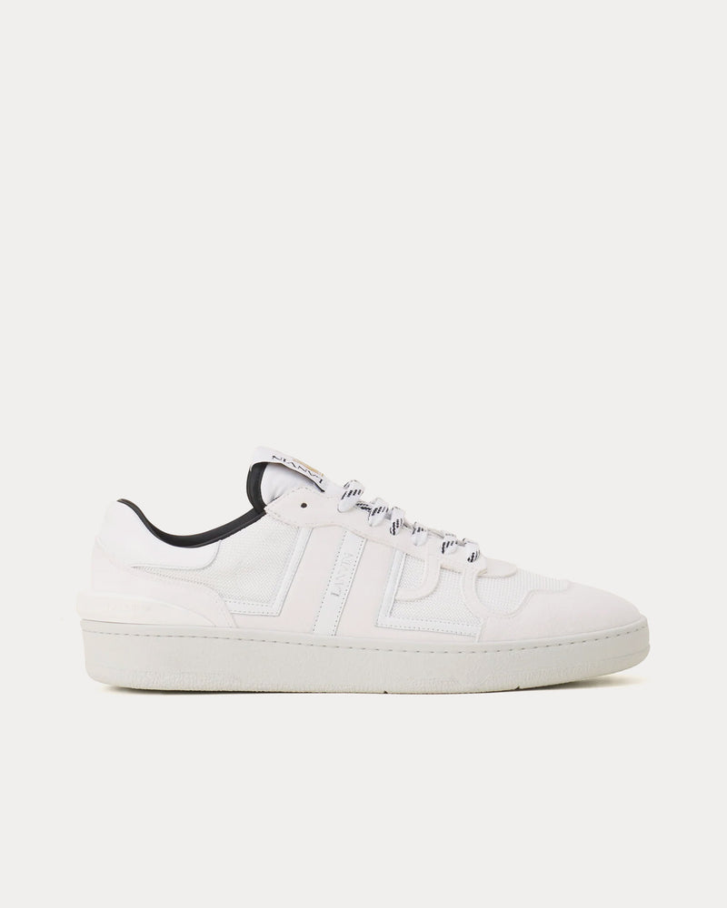 Lanvin Clay Mesh Blanc Low Top Sneakers - 1