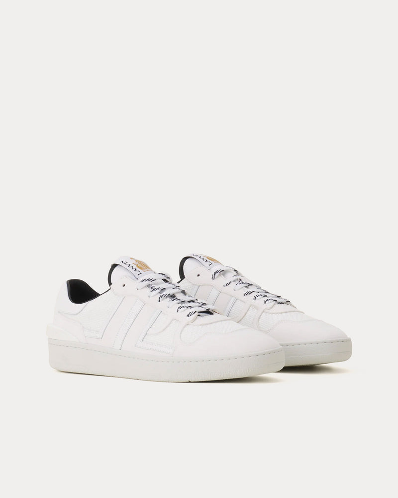 Lanvin Clay Mesh Blanc Low Top Sneakers - 3
