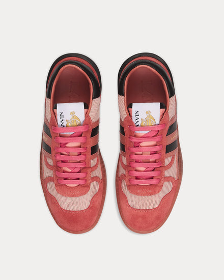 Lanvin Clay Mesh Litchi Low Top Sneakers - 2