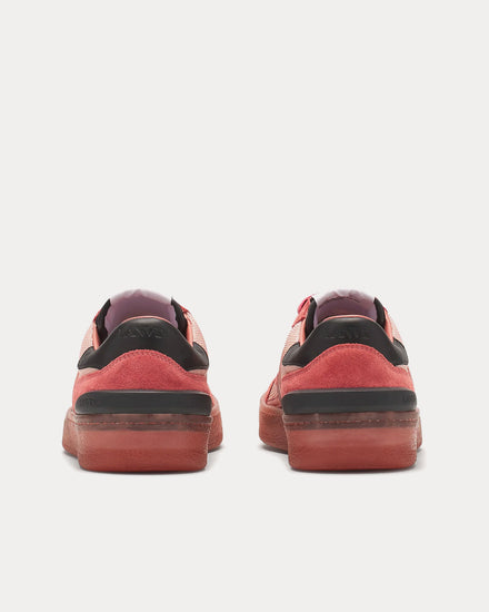 Lanvin Clay Mesh Litchi Low Top Sneakers - 4