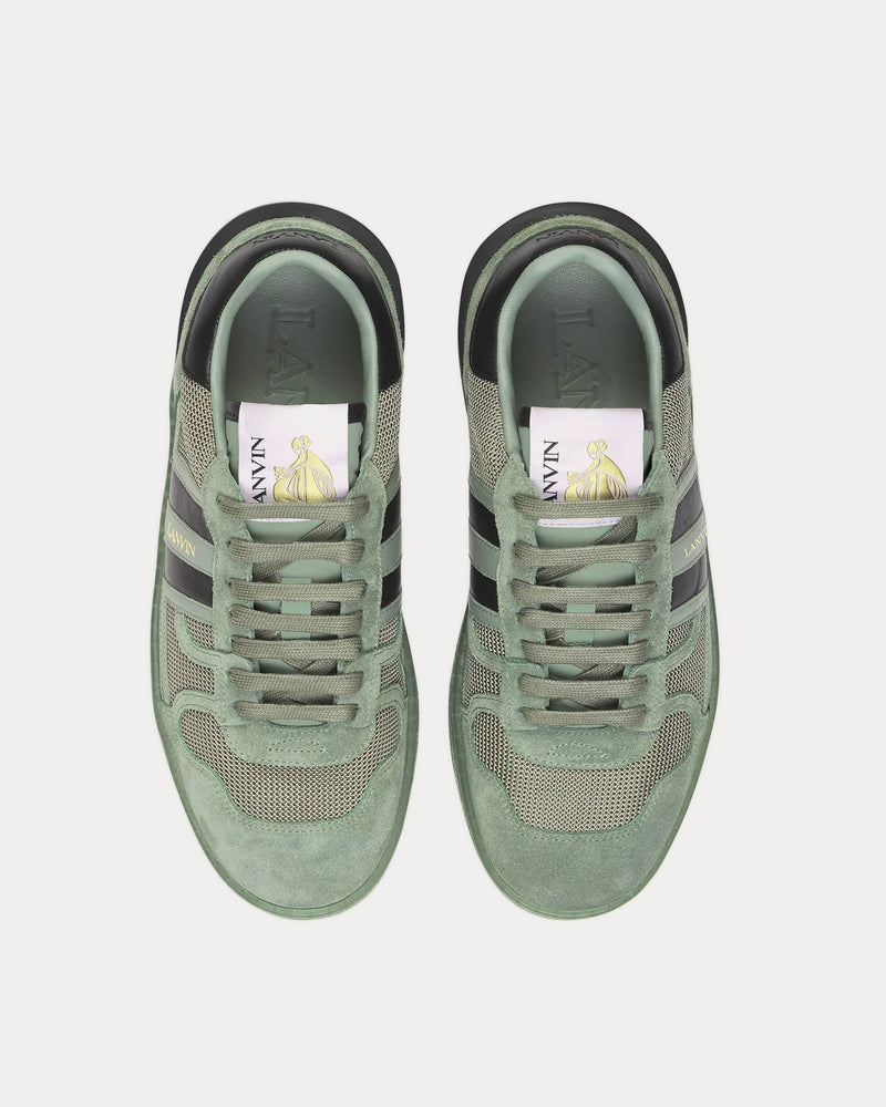 Lanvin Clay Mesh Vert De Gris Low Top Sneakers - 2