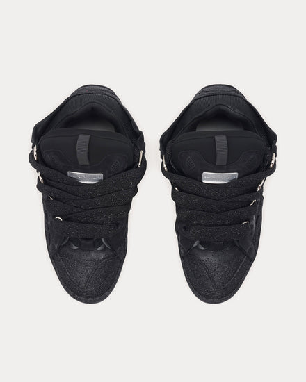 Lanvin Curb Leather Black / Black Low Top Sneakers - 2