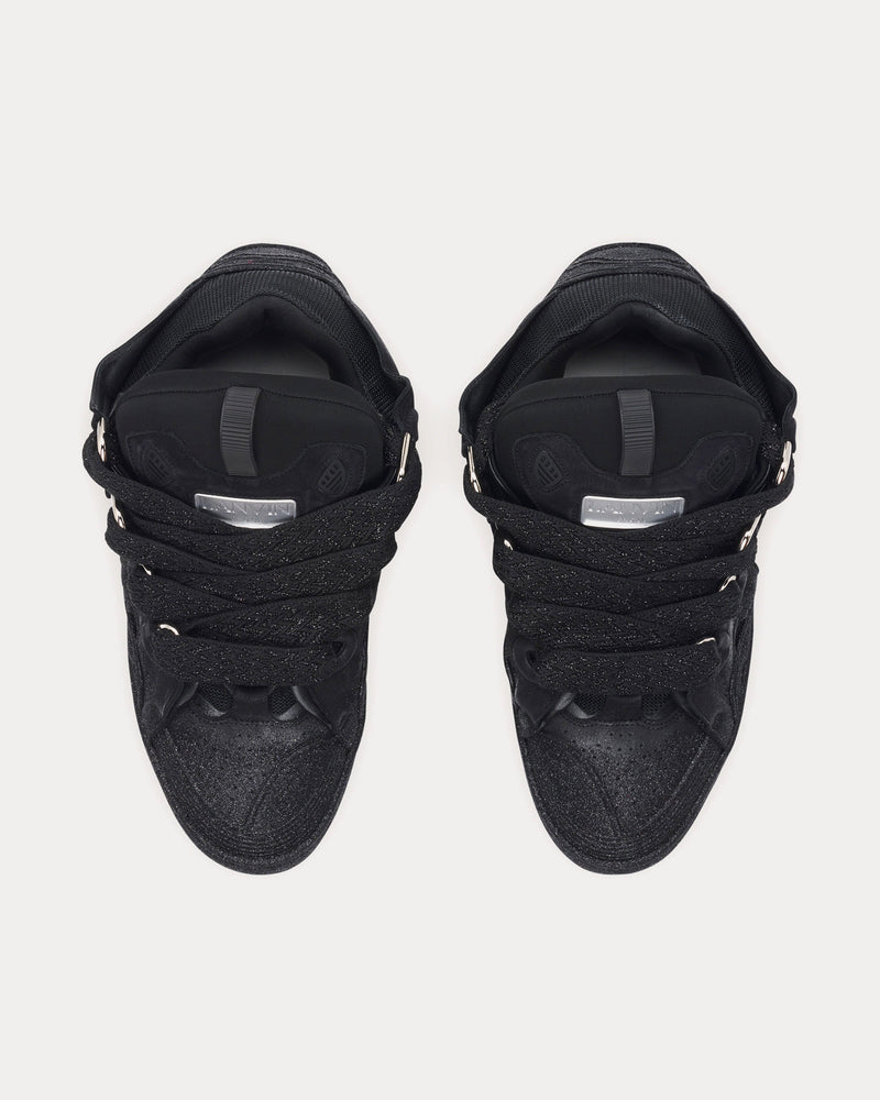 Lanvin Curb Leather Black / Black Low Top Sneakers - 2