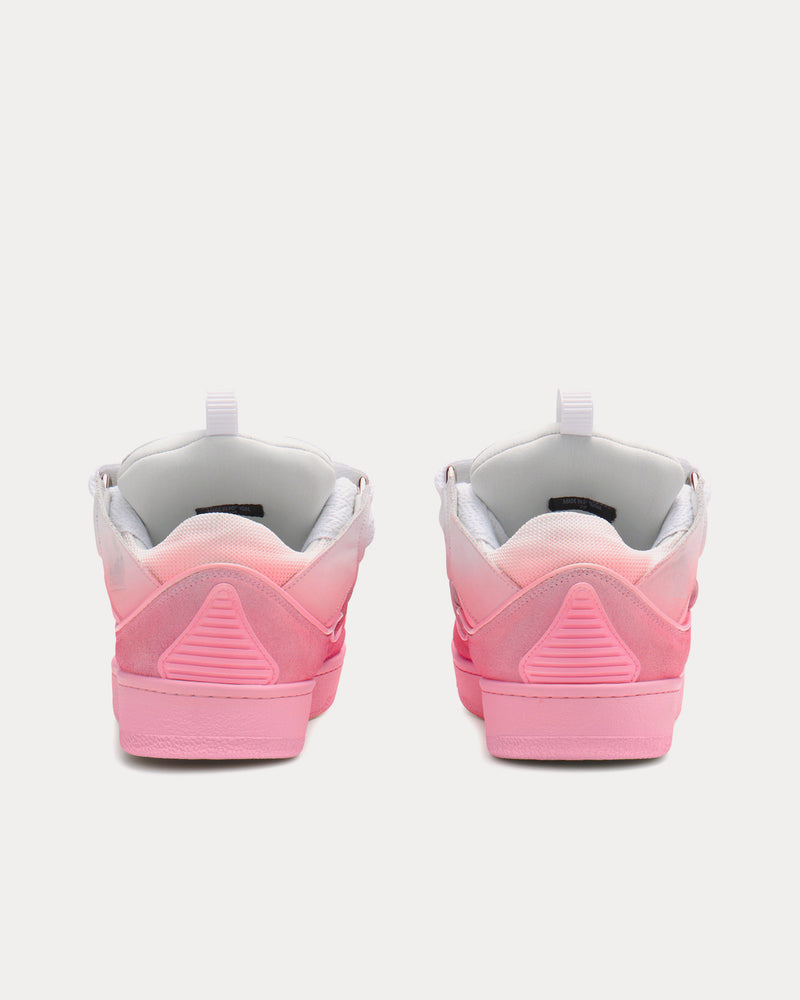 Lanvin Curb Pink / White Low Top Sneakers - 4