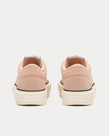Lanvin Curbies Cotton Canvas Pink Low Top Sneakers - 4