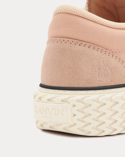 Lanvin Curbies Cotton Canvas Pink Low Top Sneakers - 5