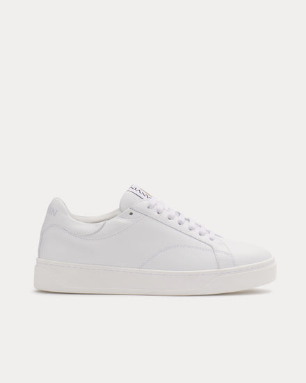 Lanvin DDB0 Leather White Low Top Sneakers - 1