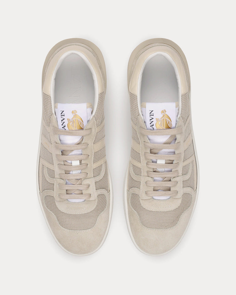 Lanvin Mesh Clay Plaster Low Top Sneakers - 2