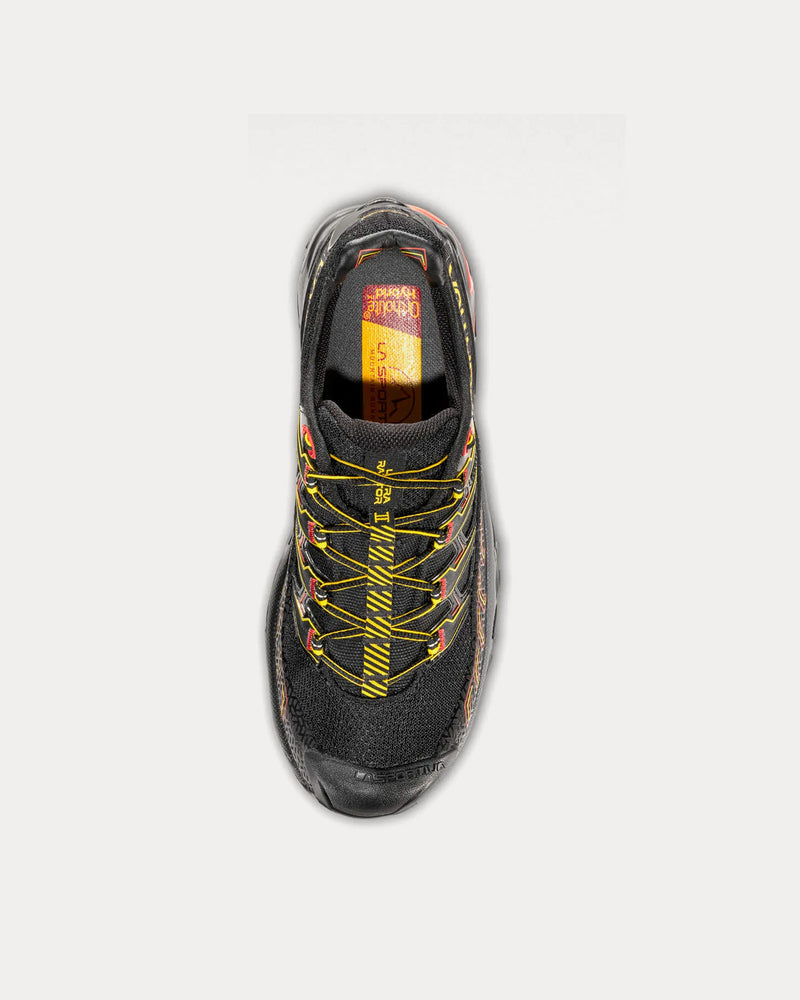 La Sportiva Ultra Raptor II Black / Yellow Running Shoes - 2