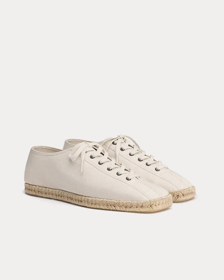Lemaire Linoleum Laced Espadrilles Off White Low Top Sneakers - 2