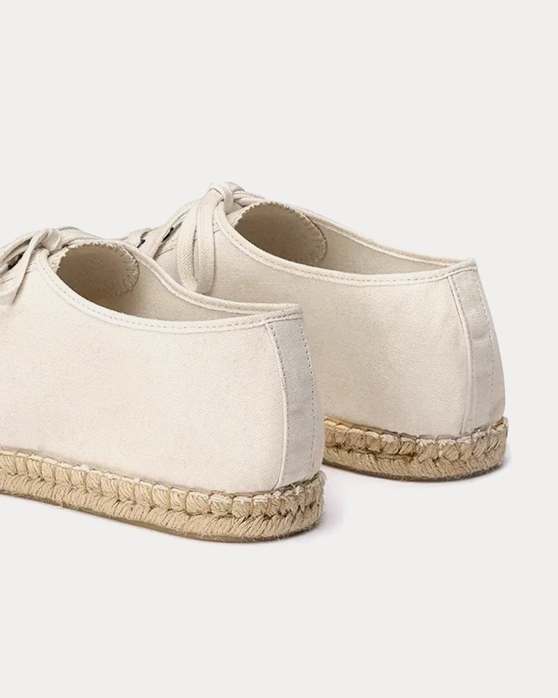 Lemaire Linoleum Laced Espadrilles Off White Low Top Sneakers - 4