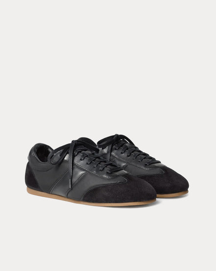 Lemaire Soft Runner Suede & Nylon Black Low Top Sneakers - 3