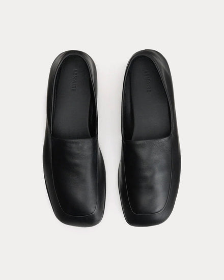 Lemaire Indoor Shiny Nappa Leather Black Slippers - 2