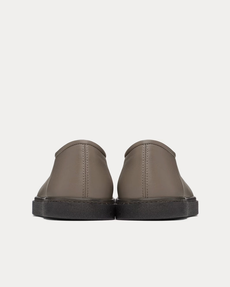 Lemaire Piped Cappuccino Slip On Sneakers - 3