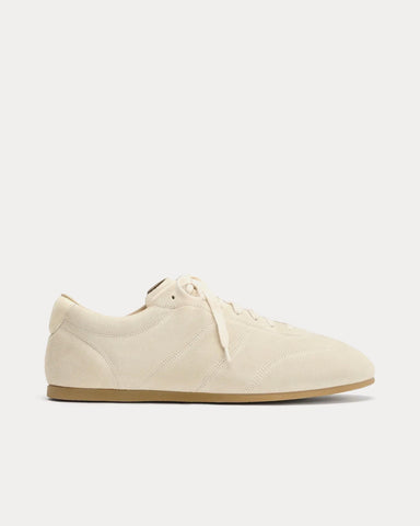 Lemaire Soft Runner Suede Light Clay Low Top Sneakers