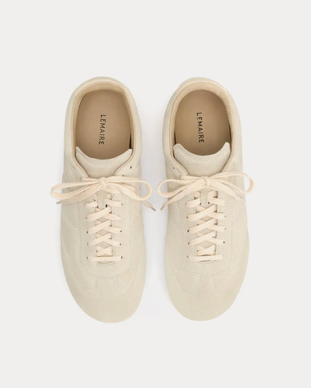 Lemaire Soft Runner Suede Light Clay Low Top Sneakers - 2