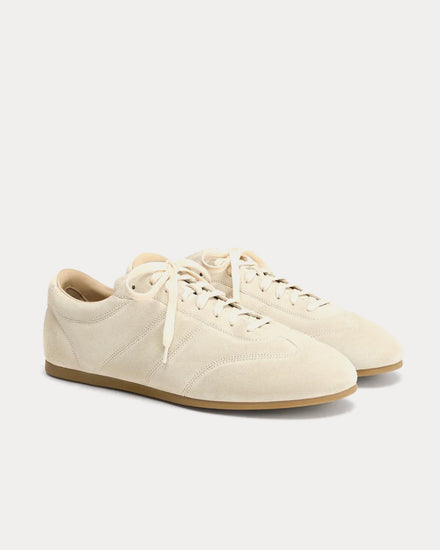 Lemaire Soft Runner Suede Light Clay Low Top Sneakers - 3