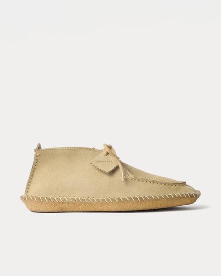 Lemaire Desert Moccasins Suede Kraft Beige Boots - 1