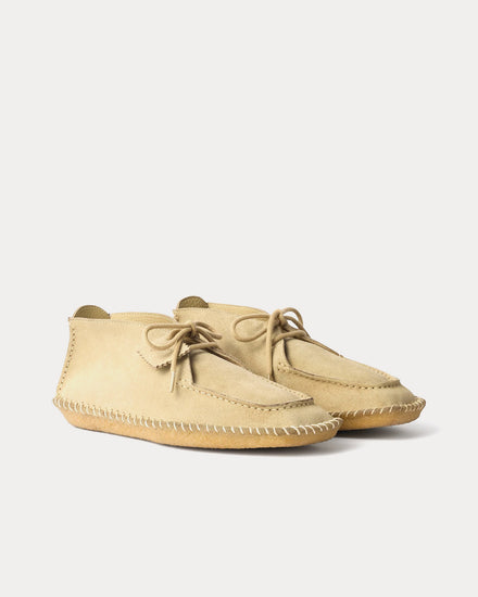 Lemaire Desert Moccasins Suede Kraft Beige Boots - 3