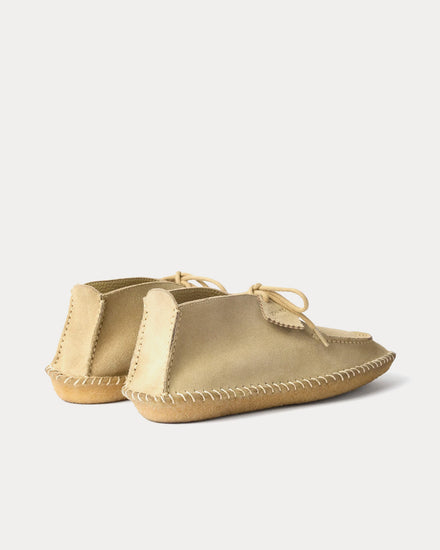 Lemaire Desert Moccasins Suede Kraft Beige Boots - 4