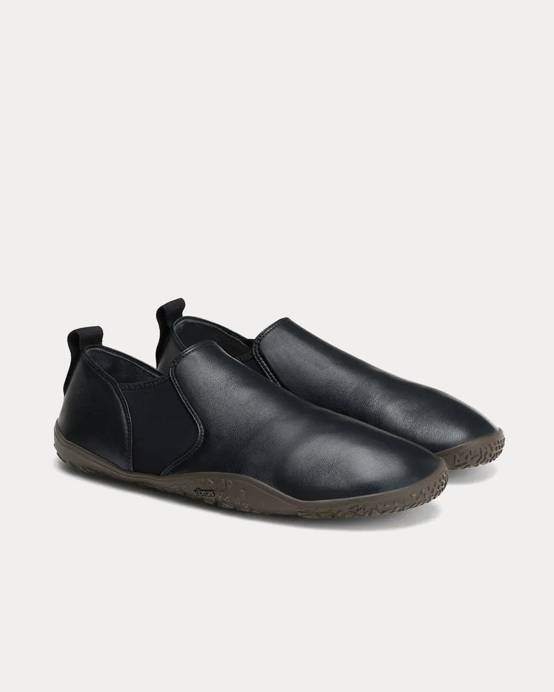 Lemaire Vibram Glove Shiny Nappa Lamb Black Slip On Sneakers - 3