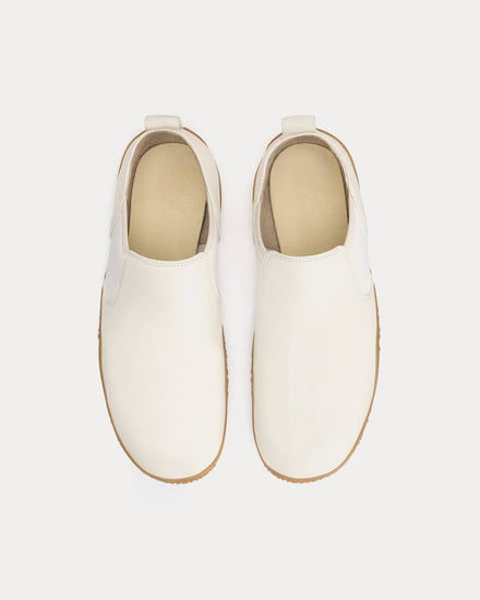 Lemaire Vibram Glove Shiny Nappa Lamb Milk Slip On Sneakers - 2