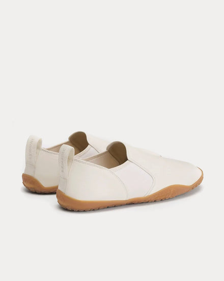 Lemaire Vibram Glove Shiny Nappa Lamb Milk Slip On Sneakers - 4