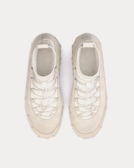 Lemaire Vibram Wrap On Soft Suede Leather Clay High Top Sneakers - 2