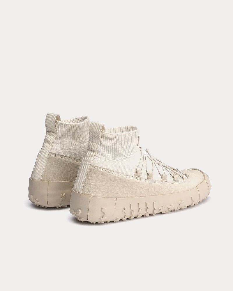 Lemaire Vibram Wrap On Soft Suede Leather Clay High Top Sneakers - 4