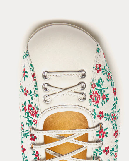 Lili Curia Isolde Ballet Jacquard Floral Low Top Sneakers - 4