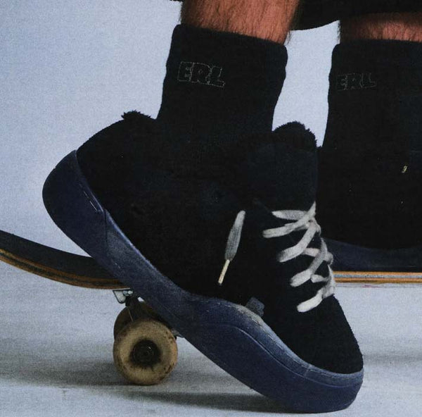Skate Sneakers in Lurex