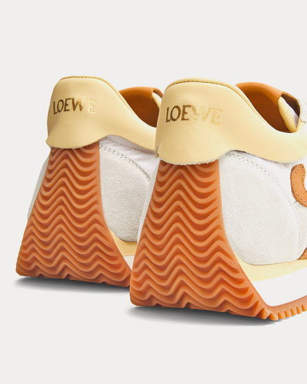 Loewe Flow Runner Nylon & Suede White / Medium Concealer Low Top Sneakers - 3