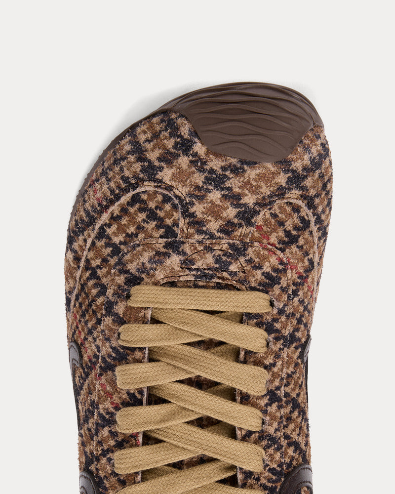 Loewe Ballet Runner 2.0 Printed Suede Brown / Multi Low Top Sneakers - 4