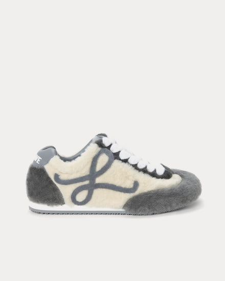 Loewe Ballet Runner 2.0 Shearling Grey / Multitone Low Top Sneakers - 1
