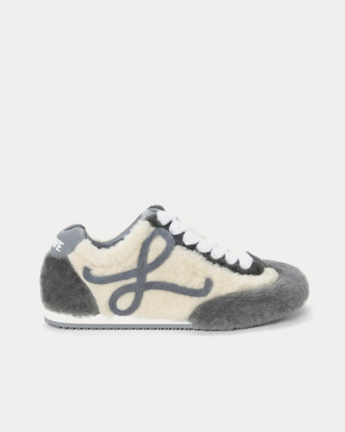 Loewe Ballet Runner 2.0 Shearling Grey / Multitone Low Top Sneakers