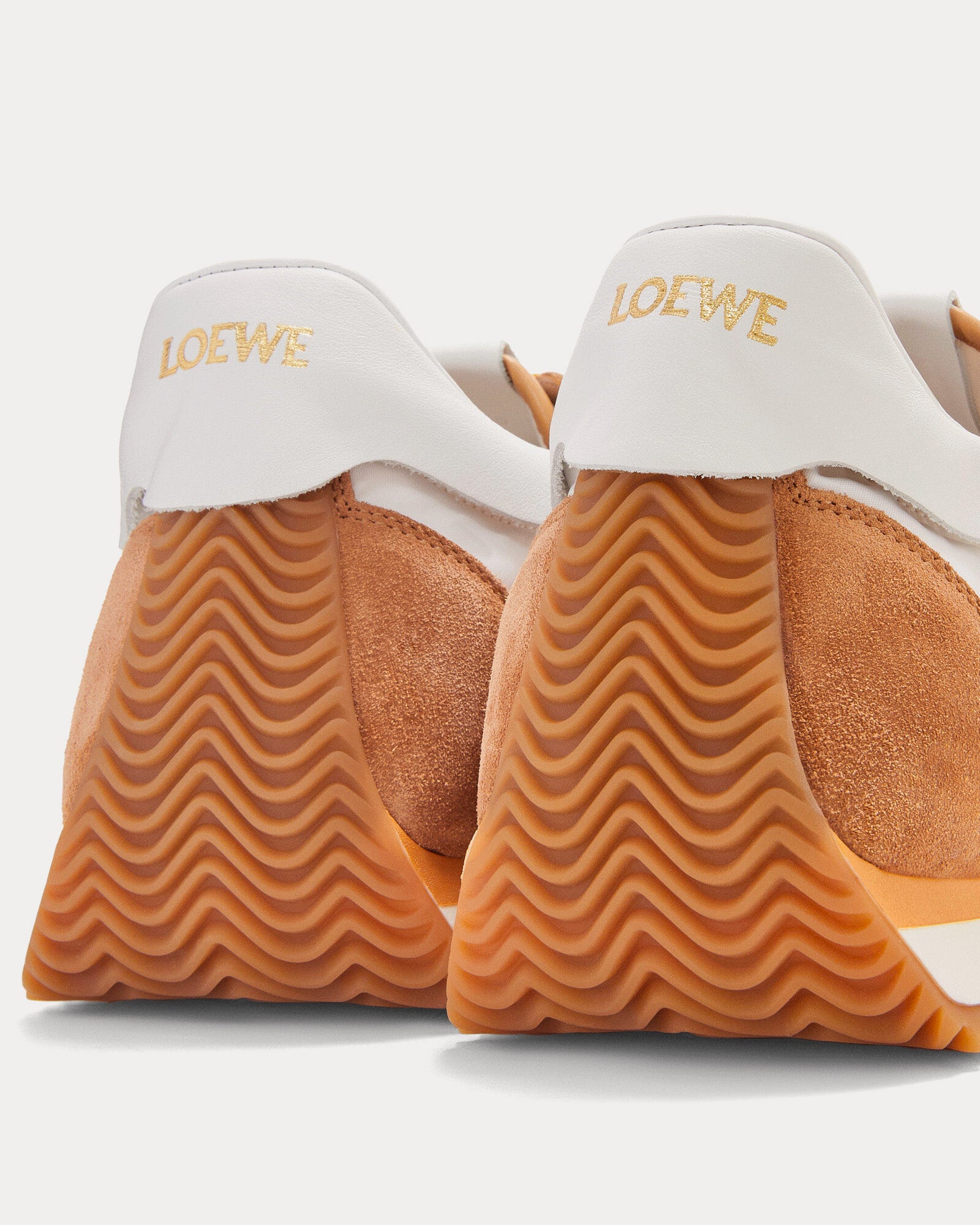 Loewe - Flow Runner Nylon & Suede Vachetta / Facade Low Top Sneakers
