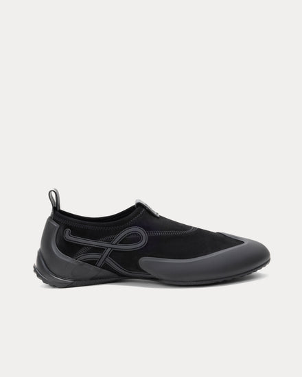 Loewe Grip Aqua Black Slip On Sneakers - 1