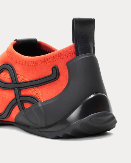 Loewe Grip Aqua Deep Saffron / Black Slip On Sneakers - 5