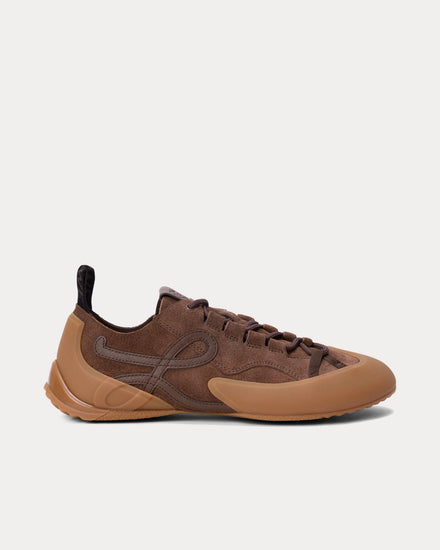 Loewe Grip Suede Biscuit Low Top Sneakers - 1