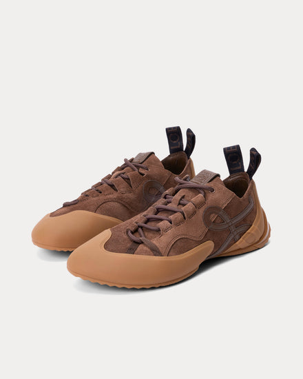 Loewe Grip Suede Biscuit Low Top Sneakers - 3