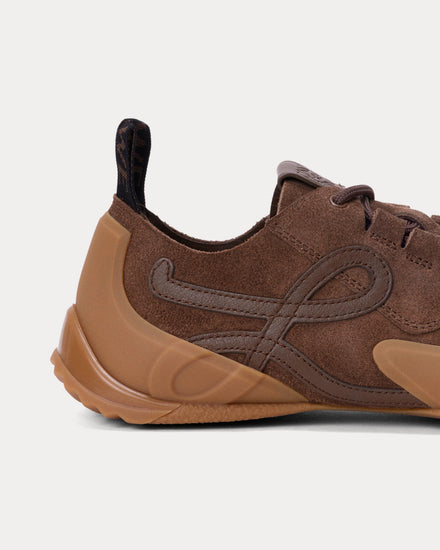 Loewe Grip Suede Biscuit Low Top Sneakers - 4