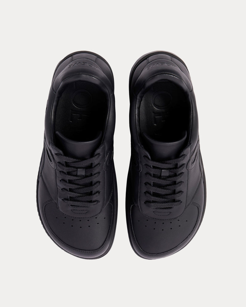 Loewe Jambo Soft Grained Calfskin Black Low Top Sneakers - 2