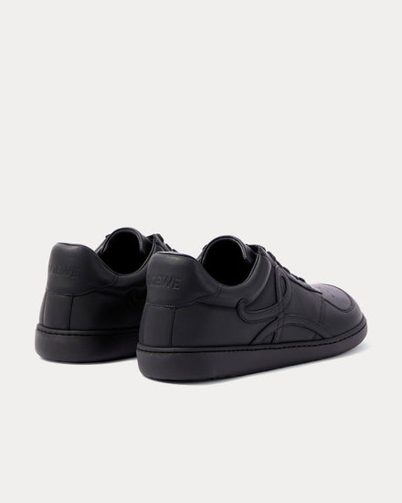 Loewe Jambo Soft Grained Calfskin Black Low Top Sneakers - 4