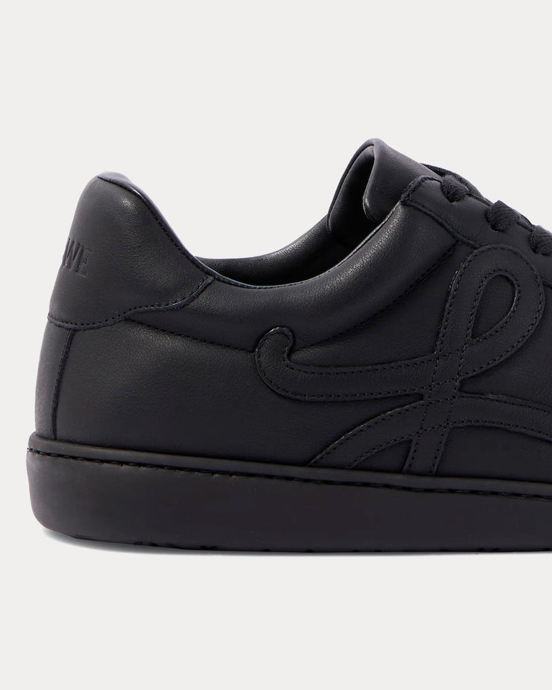 Loewe Jambo Soft Grained Calfskin Black Low Top Sneakers - 5
