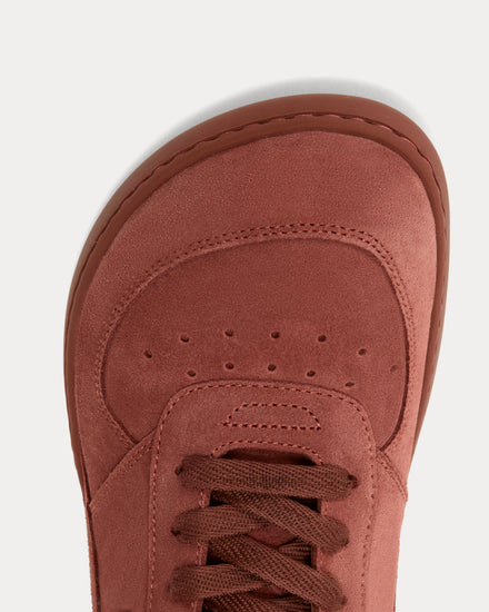 Loewe Jambo Suede Burnt Red Low Top Sneakers - 3