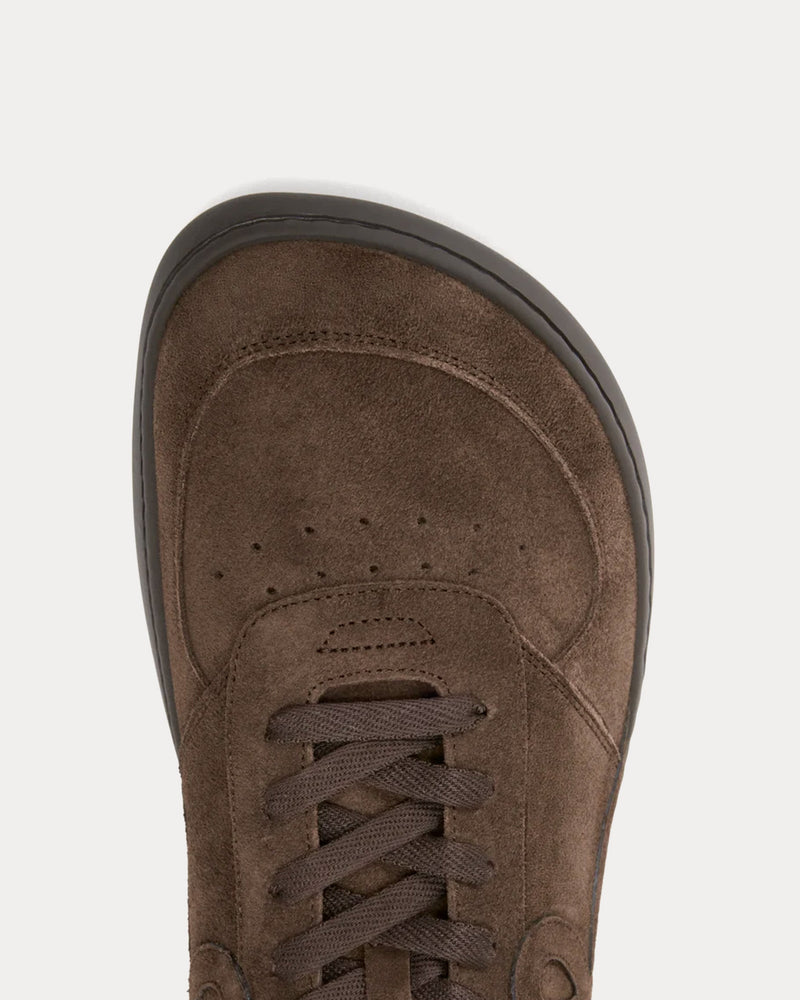 Loewe Jambo Suede Dark Brown Low Top Sneakers - 3