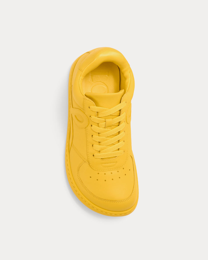Loewe Jambo Soft Grained Calfskin Sunflower Low Top Sneakers - 2