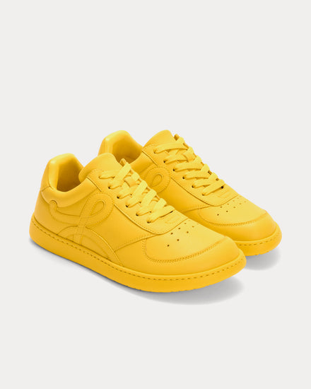 Loewe Jambo Soft Grained Calfskin Sunflower Low Top Sneakers - 3