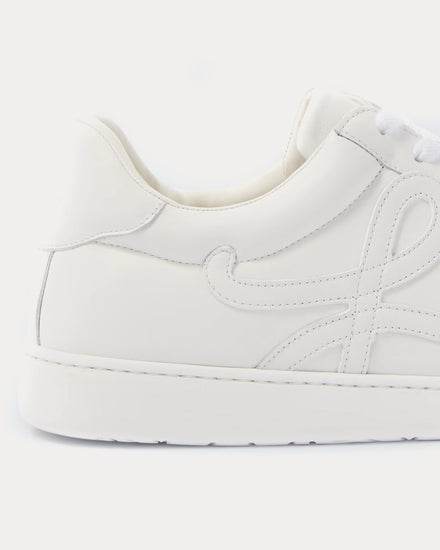 Loewe Jambo Soft Grained Calfskin White Low Top Sneakers - 5